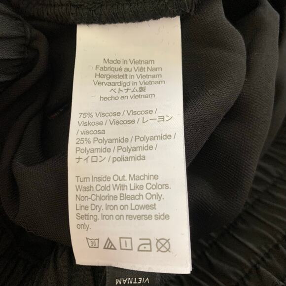 NWT J. Crew Black Velvet Drawstring Joggers Size 0 - Picture 7 of 7